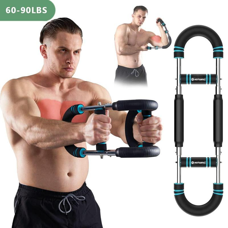 HOTWAVE Arm Trainer, Adjustable Chest Workout Equipment, Arm Trainer for Men, Chest Trainer for Men, Shoulder Muscle Training, Portable Spring Resistance Home Fitness Equipment Outdoorfun