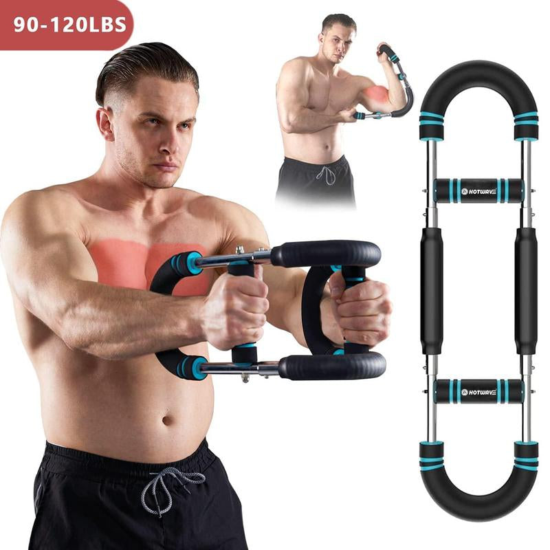 HOTWAVE Arm Trainer, Adjustable Chest Workout Equipment, Arm Trainer for Men, Chest Trainer for Men, Shoulder Muscle Training, Portable Spring Resistance Home Fitness Equipment Outdoorfun