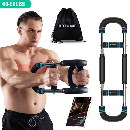HOTWAVE Arm Trainer, Adjustable Chest Workout Equipment, Arm Trainer for Men, Chest Trainer for Men, Shoulder Muscle Training, Portable Spring Resistance Home Fitness Equipment Outdoorfun