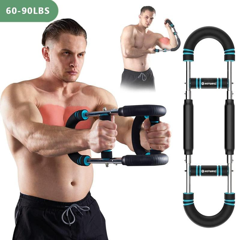 HOTWAVE Arm Trainer, Adjustable Chest Workout Equipment, Arm Trainer for Men, Chest Trainer for Men, Shoulder Muscle Training, Portable Spring Resistance Home Fitness Equipment Outdoorfun